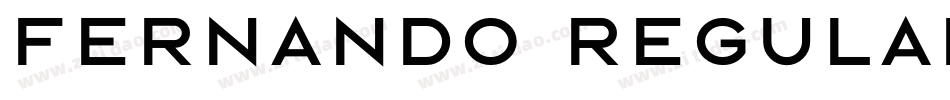 Fernando Regular字体转换